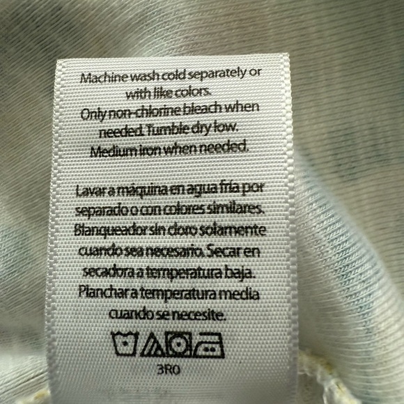 Time and Tru Floral Long Sleeve Top - Pink, Yellow, Blue - Picture 5 of 8